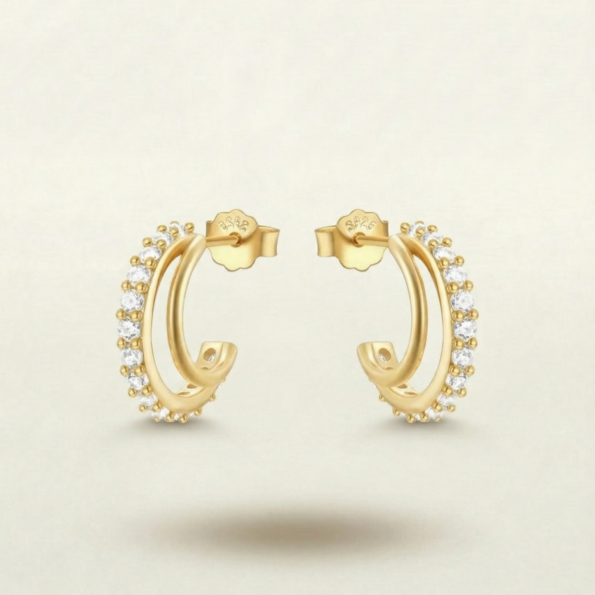 Shyla Sterling Silver Hoop Earrings