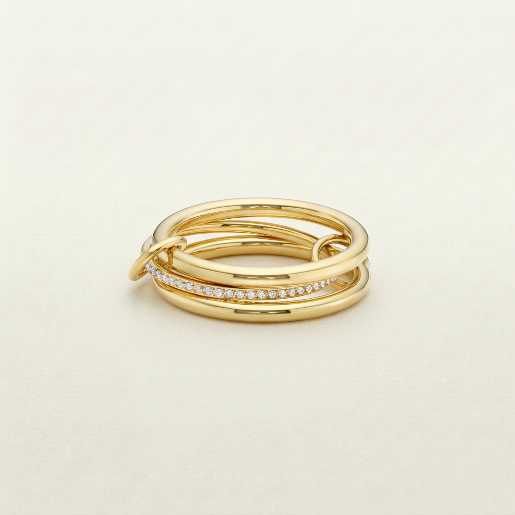 Sorell Layer Ring (gold & silver)
